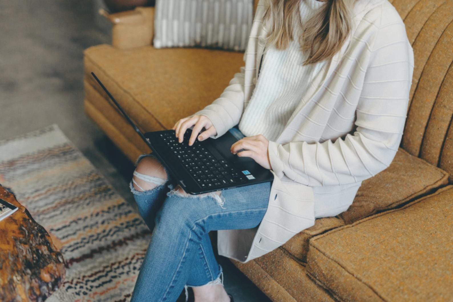 Financial analysis workspace with charts and documents